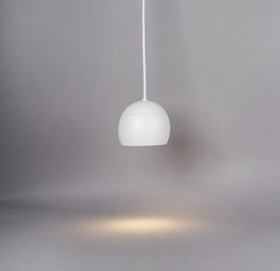 LED-riippuvalaisin Hide-a-lite Globe G2 Pendant, Tune, valkoinen