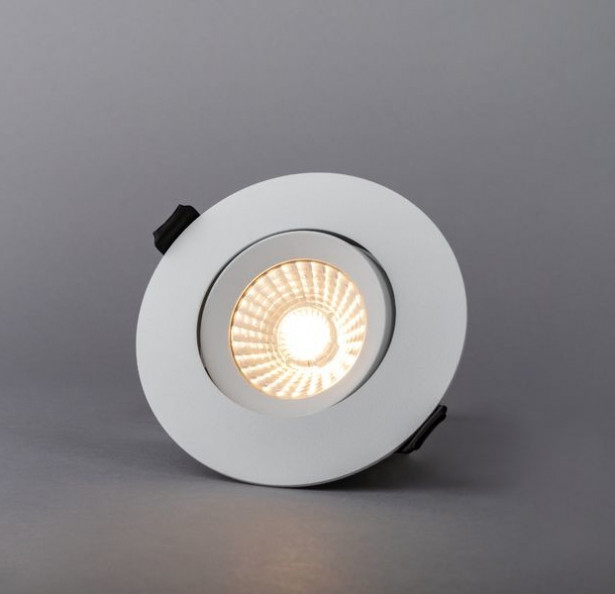 LED-alasvalo Hide-a-lite Comfort G3 Tilt, 3000K, valkoinen