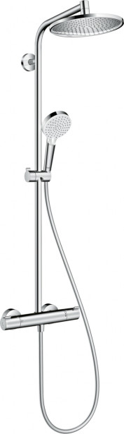 Sadesuihkusetti Hansgrohe Crometta S Showerpipe 240 1jet, termostaattihanalla