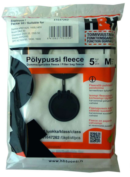 Pölypussi H&H 5kpl fleece 41647262