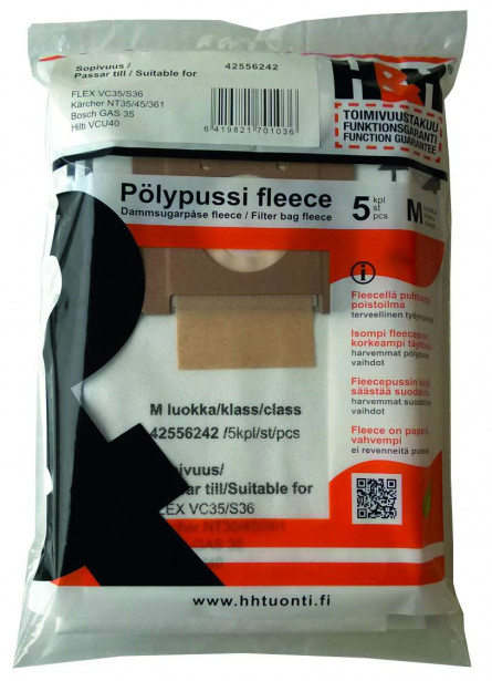 Pölypussi H&H 5kpl fleece 42556242