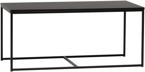 Sohvapöytä Hiipakka Isla, 52x105cm, musta
