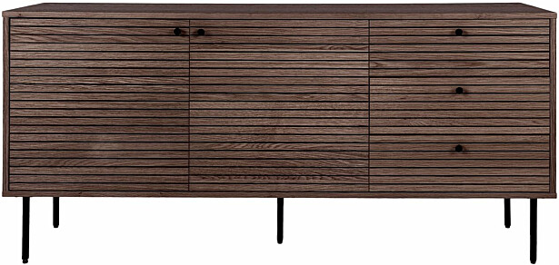 Senkki House Nordic Kyoto, 150x40x74cm, tummanruskea tammiviilu