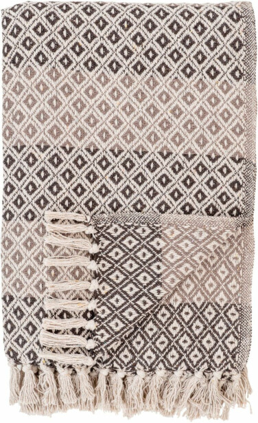 Torkkupeitto House Nordic Alanya, 130x180cm, ruskea/beige/valkoinen