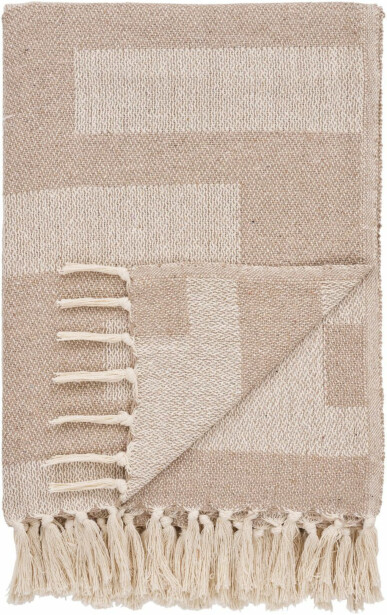 Torkkupeitto House Nordic Adana, 130x180cm, taupe