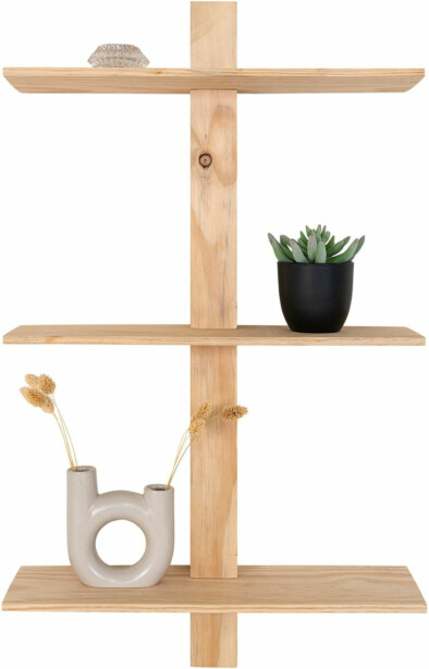 Seinähyllykkö House Nordic Almelo, 50x15x83cm, 3 tasolla, mänty