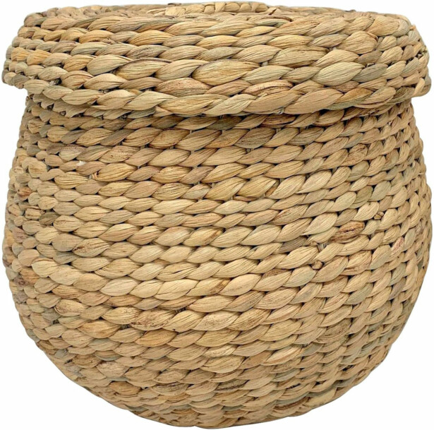 Säilytyskori kannella House Nordic Arona, ø30x26.5cm, ruskea