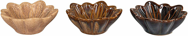 Kulho House Nordic Bowl, ø8.5x3.5cm, 3kpl, ruskea