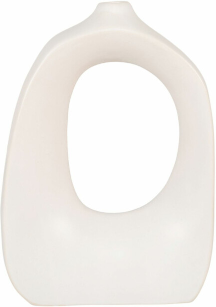 Maljakko House Nordic Vase, 19x9x28.5cm, keramiikka, valkoinen