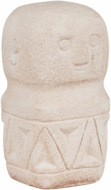 Veistos House Nordic Decoration, 5.5x5.5x10cm, beige