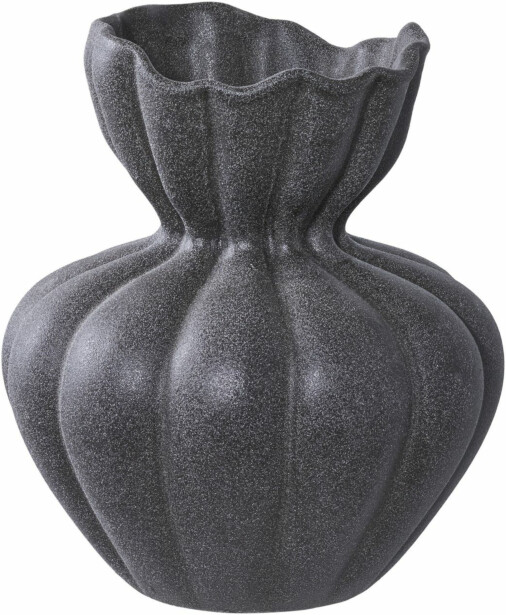Maljakko House Nordic Vase, ø17.2x19.4cm, keramiikka, musta