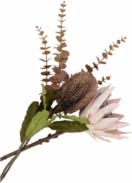 Tekokukat House Nordic King Protea Bouquet, 65cm, viininpunainen