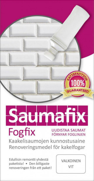 Kaakelisauma-aine Saumafix Fogfix, 100ml, valkoinen