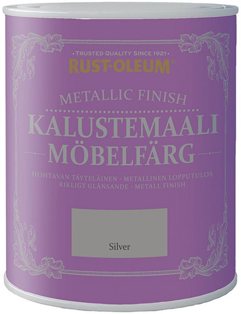 Kalustemaali Rust-Oleum Metallic Finish, 750ml, eri värivaihtoehtoja
