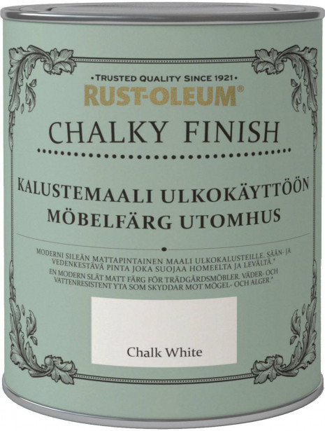 Ulkokalustemaali Rust-Oleum Chalky Finish, 750ml, eri värivaihtoehtoja 