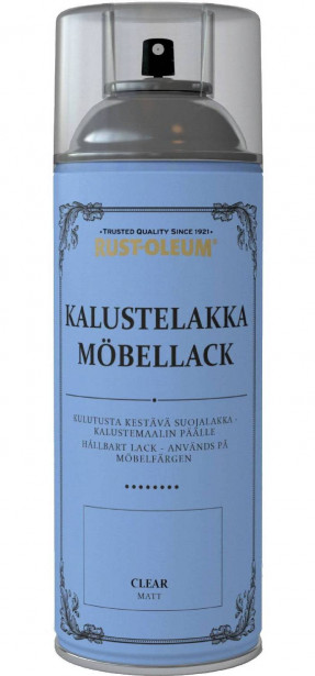 Spraylakka kalusteille Rust-Oleum, 400ml, matta