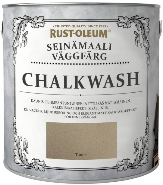 Seinämaali Rust-Oleum Chalkwash, 2.5l, eri värivaihtoehtoja 