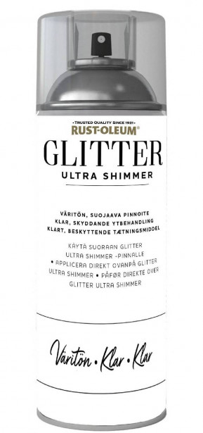 Suoja-aine Rust-Oleum Glitter, 400ml, väritön