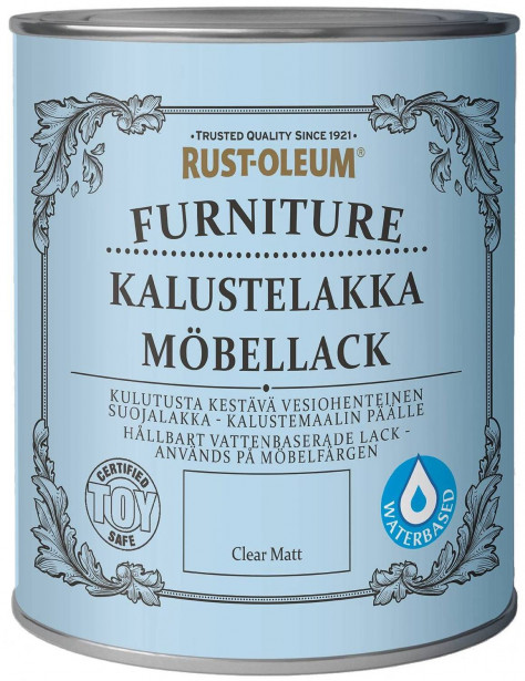 Kalustelakka Rust-Oleum, vesiohenteinen, 750ml, matta 