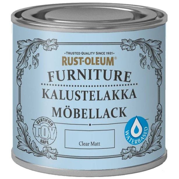 Kalustelakka Rust-Oleum, vesiohenteinen, 125ml, matta 