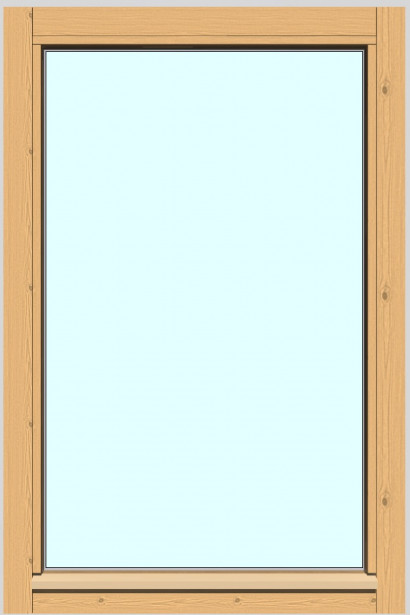 Yksilasinen ikkuna HR-Ikkunat, 6x9, suojakäsitelty karmi, kiinteä ikkuna, karkaistu turvalasi