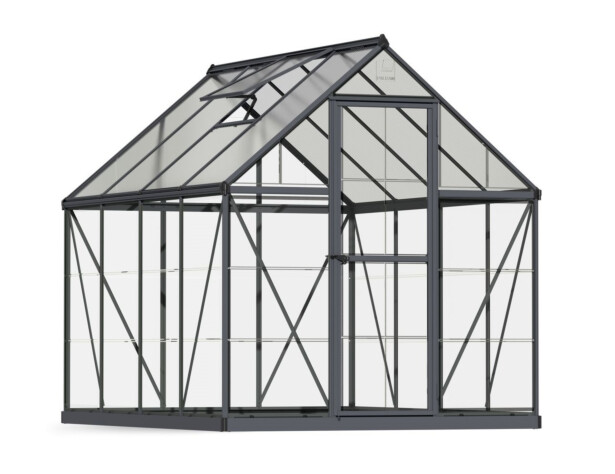 Kasvihuone Palram-Canopia Hybrid, 4,6m², 6x8ft, harmaa