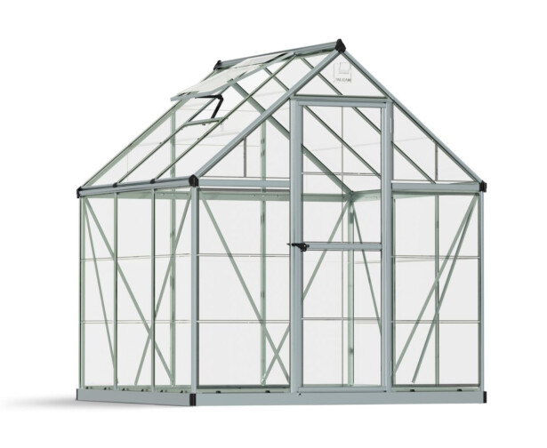 Kasvihuone Palram-Canopia Harmony, 3,4m², 6x6ft, hopea