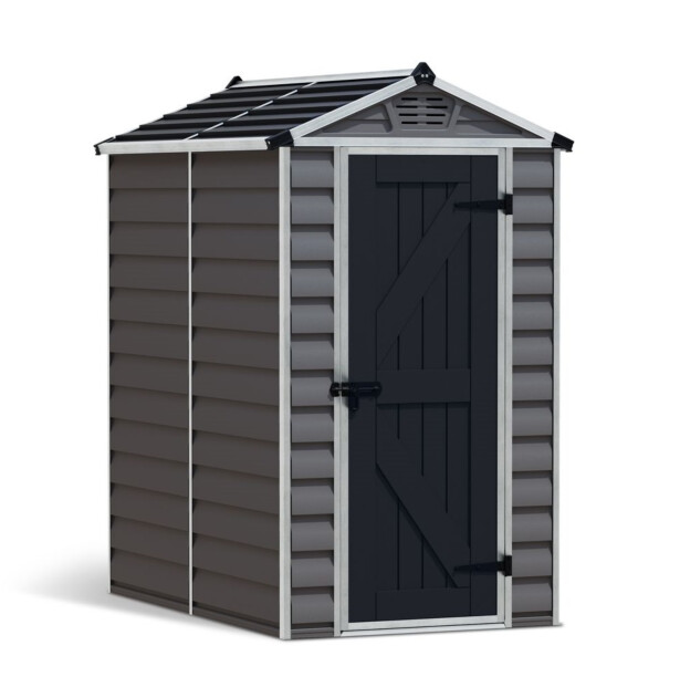 Pihavarasto Palram-Canopia Skylight Deco 4x6ft, 2.1m², tummanharmaa