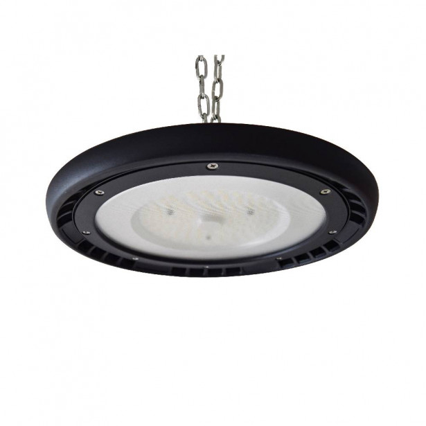 Teollisuusvalaisin Harju Ufo, Ø280mm, IP44, 100W, musta