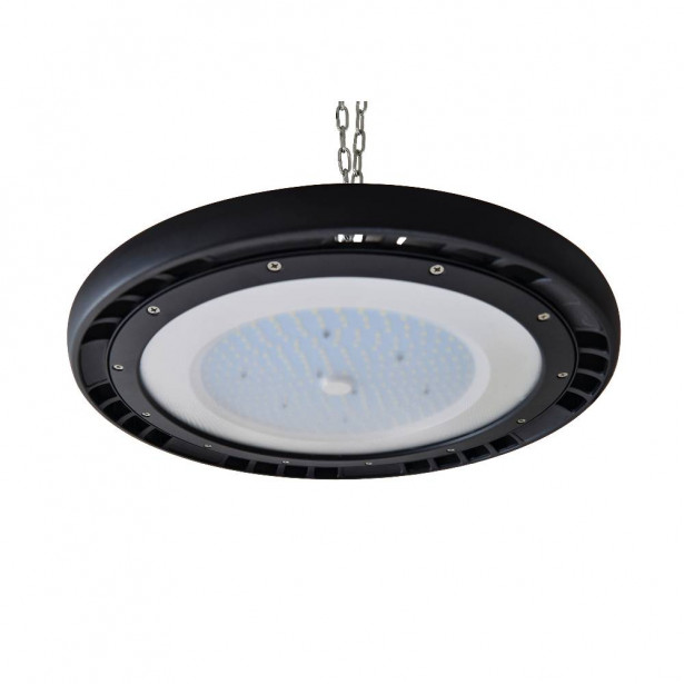 Teollisuusvalaisin Harju Ufo, Ø335mm, IP44, 200W, musta