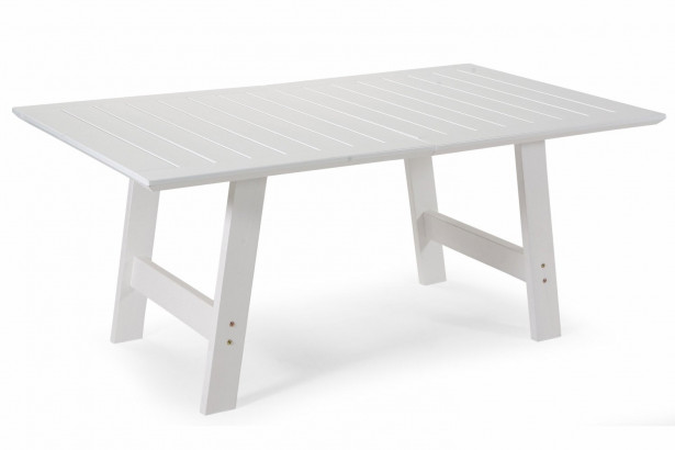 Pöytä Bullerö 165x100cm, valkoinen