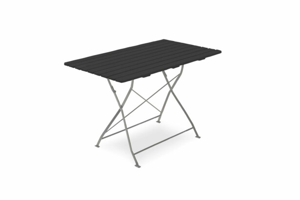 Pöytä Krögaren, 70x120cm, taitettava, musta