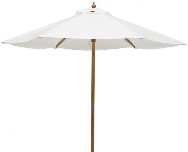 Aurinkovarjo Hillerstorp Wellington, 210cm, valkoinen/beige
