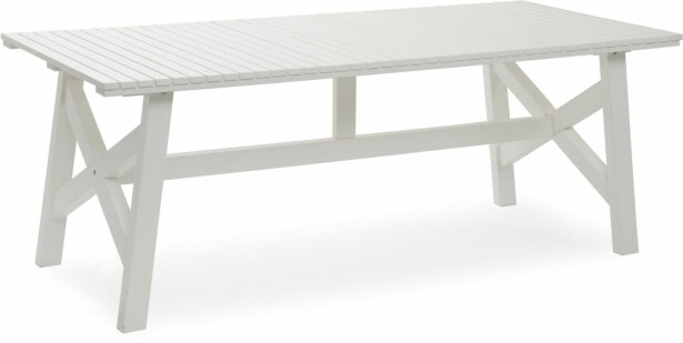 Pöytä Bullerö, 90x200cm, valkoinen