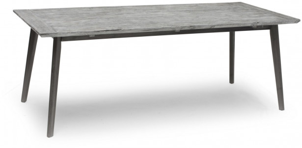 Pöytä Hillerstorp Valetta, 90x220cm, harmaa