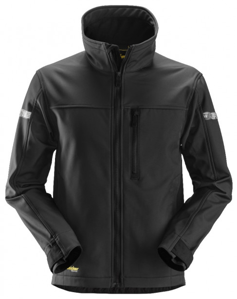 Softshell-takki Snickers Workwear AllroundWork 1200, musta