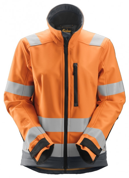 Naisten softshell-huomiotakki Snickers Workwear 1237, oranssi