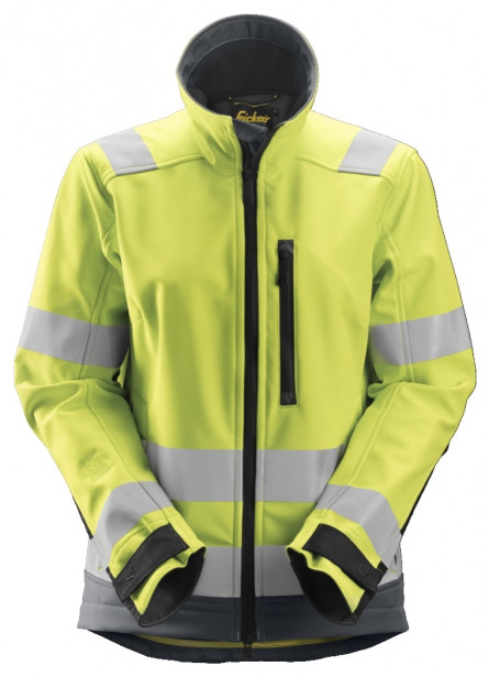 Naisten softshell-huomiotakki Snickers Workwear 1237, keltainen