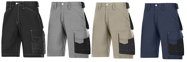 Työshortsit Snickers Workwear Ripstop 3123, eri värejä