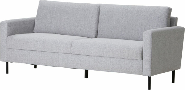 Sohva Huoku Windy, 3-istuttava, leveys 200cm, harmaa