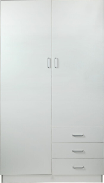 Vaatekaappi Huoku Space, 96x49.5x175.4cm, valkoinen