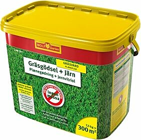 Nurmikkolannoite WOLF-Garten LPM300 rauta sisältävä 300 m²