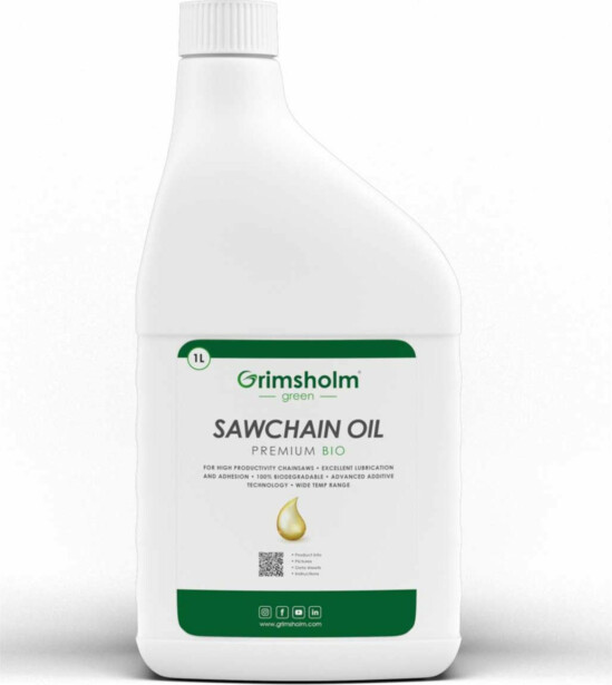 Moottorisahan ketjuöljy Grimsholm Premium Bio 1l