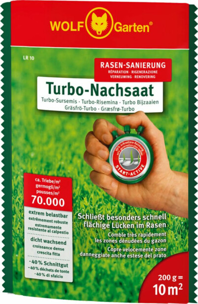 Nurmikkosiemenet Wolf-Garten LR 10