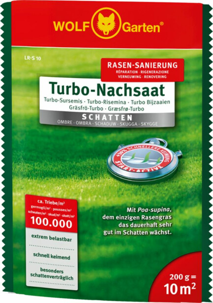 Nurmikkosiemenet Wolf-Garten LR-S 10