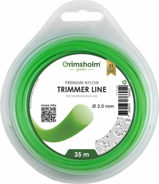 Trimmerisiima Grimsholm pyöreä vihreä 2.0mm 35m