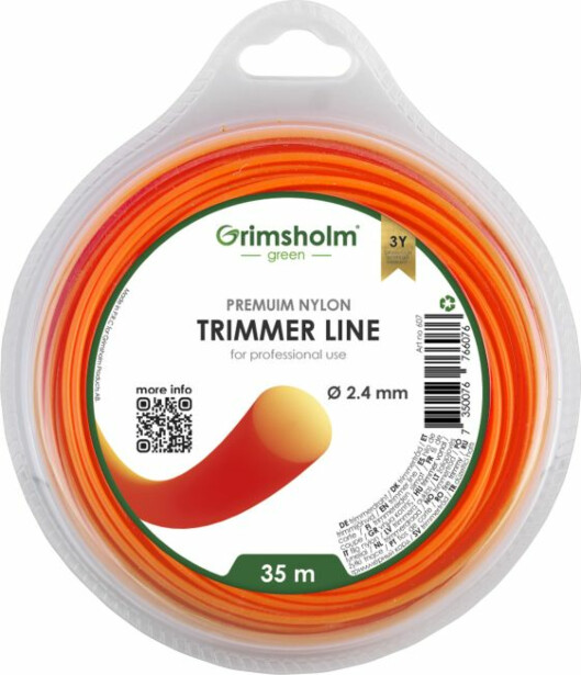 Trimmerisiima Grimsholm pyöreä oranssi 2.4mm 35m