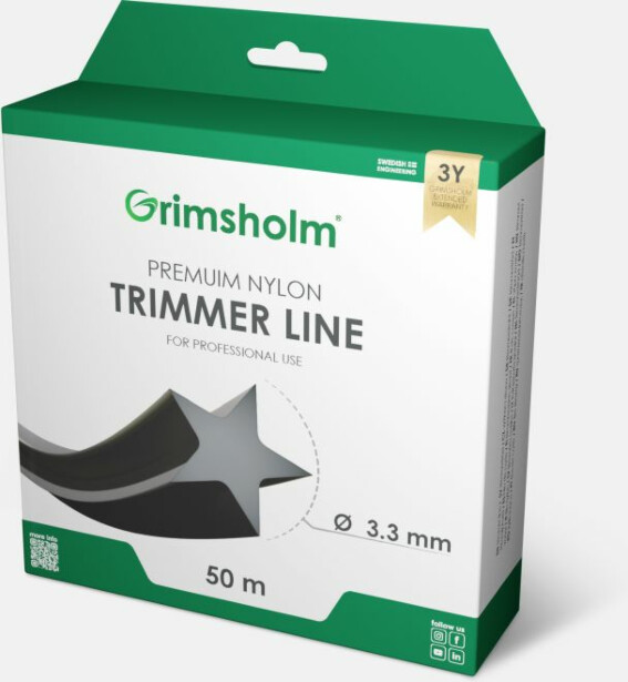 Trimmerisiima Grimsholm tähtimusta 3.3mm 50m