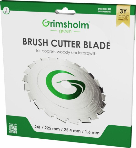 Raivaussahan terä Grimsholm 225/25.4(1