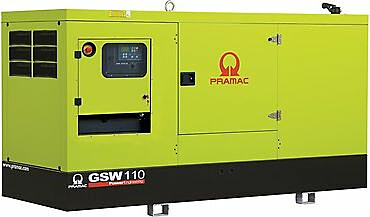 Generaattori PramacgSW110I Täysin koteloitu 3-vaiheinen Diesel